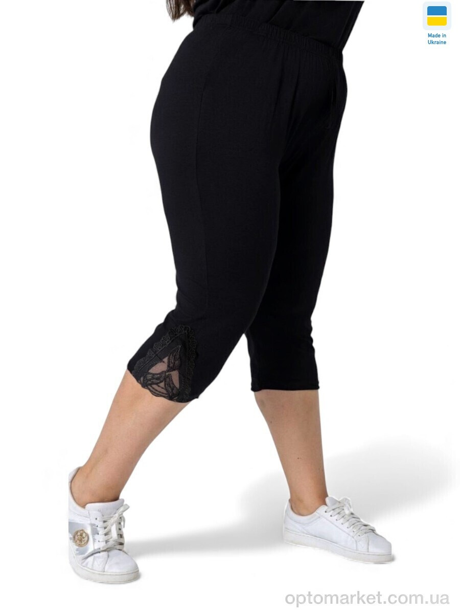 Купить Капрі жіночі QB20 чорний Sport style чорний, фото 2