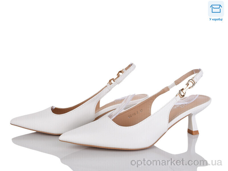 Купить Туфлі жіночі QQ118-2 Панда білий, фото 2