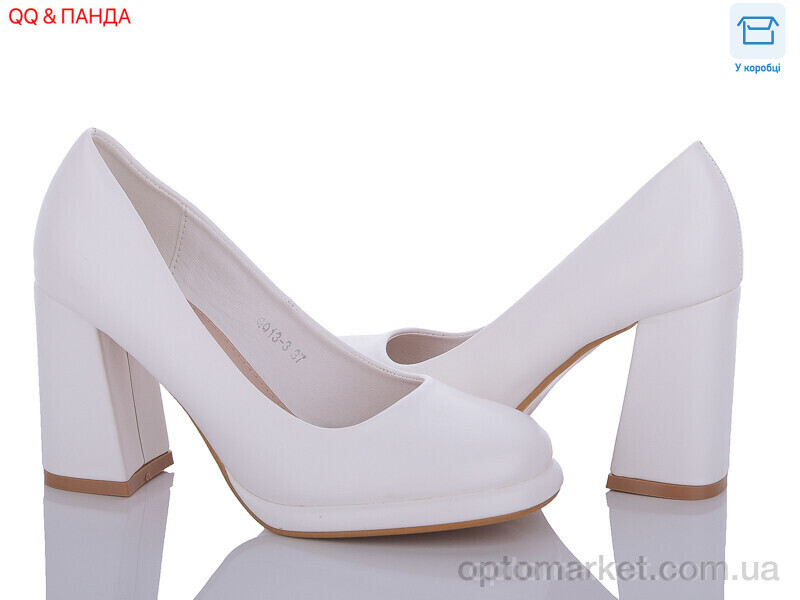 Купить Туфлі жіночі QQ13-3 Панда білий, фото 2