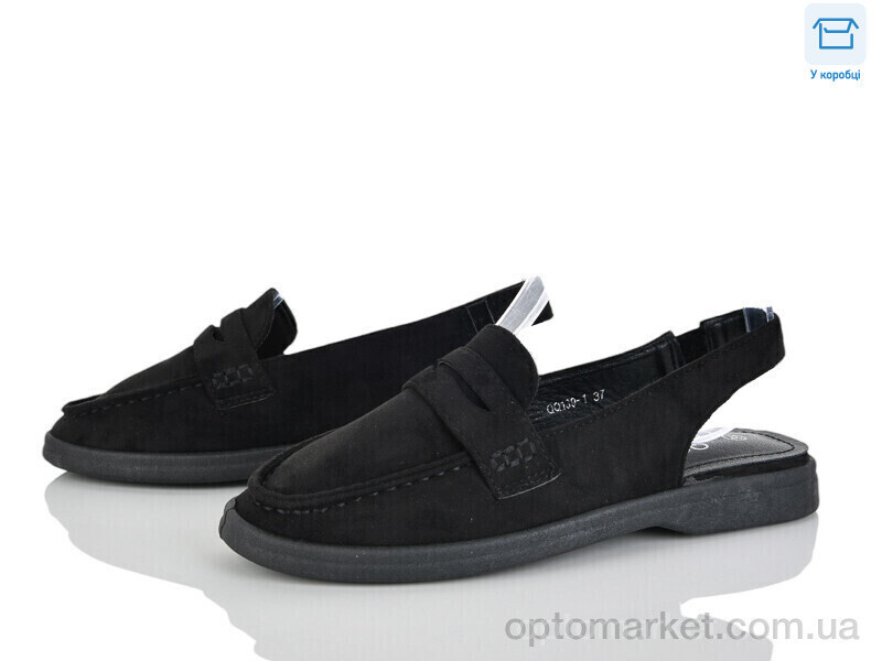 Купить Туфлі жіночі QQ139-1 Панда чорний, фото 2