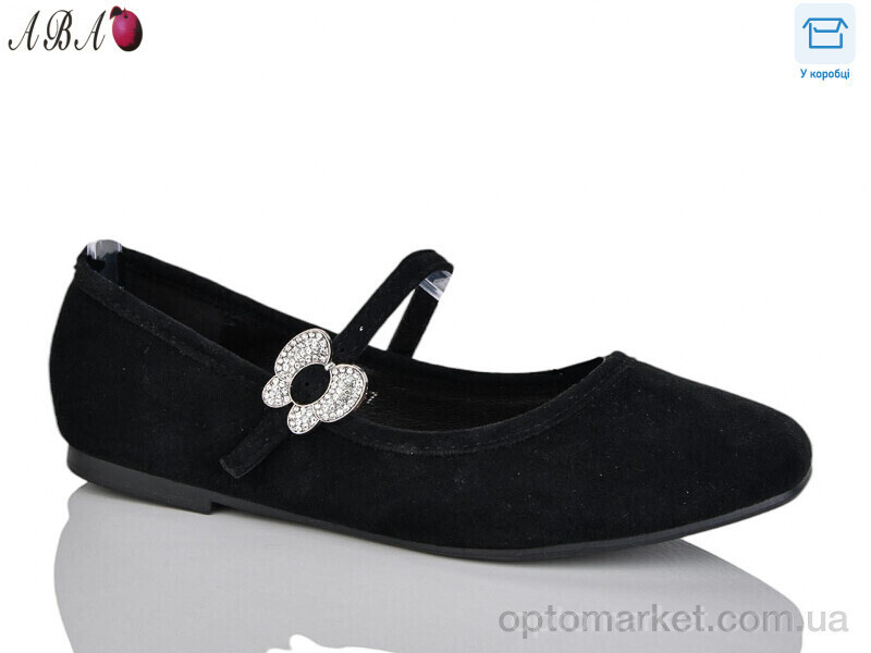 Купить Балетки жіночі QQ14-1 Панда чорний, фото 2