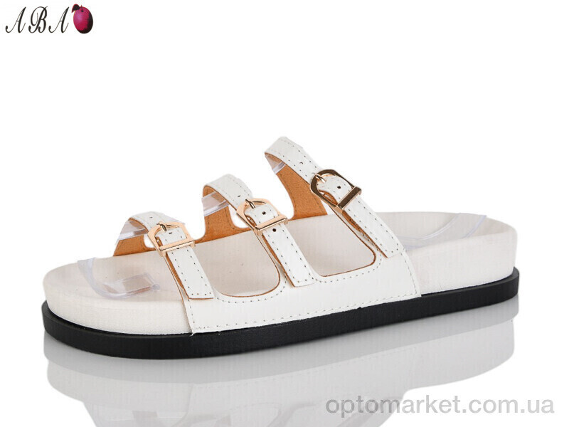 Купить Шльопанці жіночі QQ1ABA11-2 Панда білий, фото 2