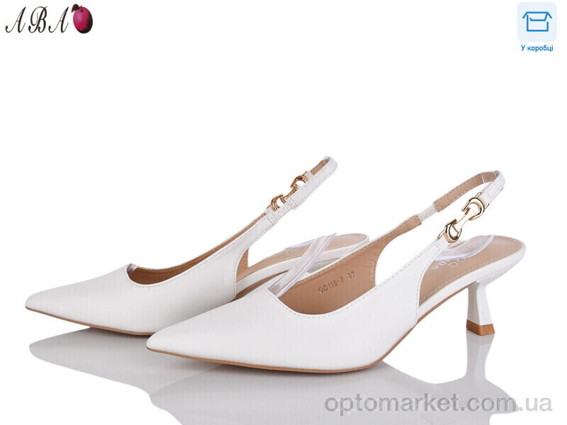 Купить Туфлі жіночі QQ1ABA18-2 Панда білий, фото 2