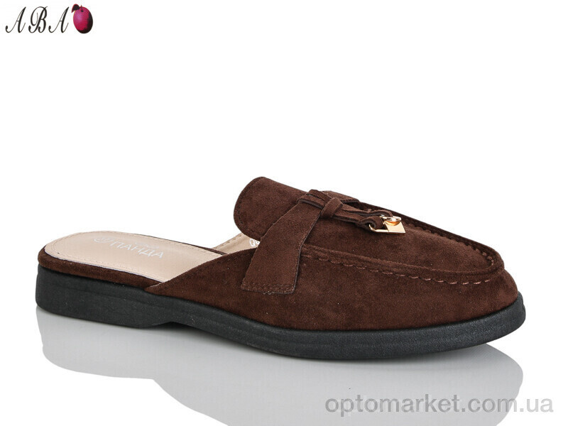 Купить Шльопанці жіночі QQ1ABA34-4 QQ&Панда коричневий, фото 2