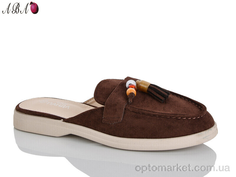 Купить Шльопанці жіночі QQ1ABA35-3 QQ&Панда коричневий, фото 2