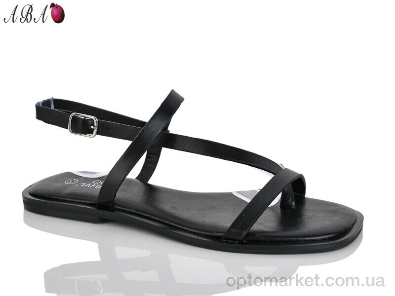 Купить Босоніжки жіночі QQ1ABA38-1 QQ&Панда чорний, фото 2