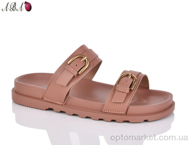 Купить Шльопанці жіночі QQ53-5 Панда коричневий, фото 2