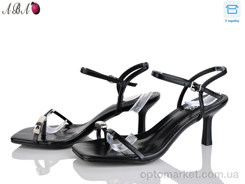 Купить Босоніжки жіночі QQ6ABA6-1 Панда чорний, фото 2