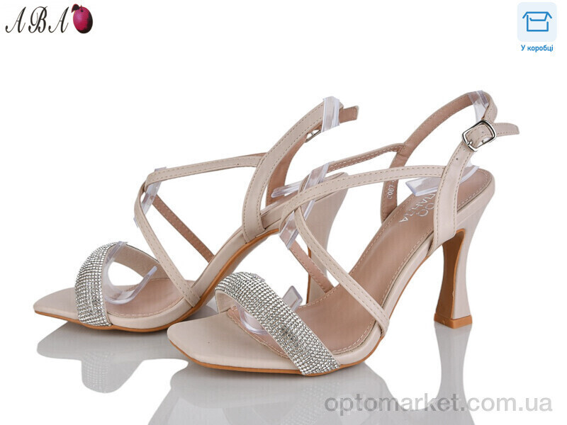 Купить Босоніжки жіночі QQ6ABA7-3 Панда бежевий, фото 2