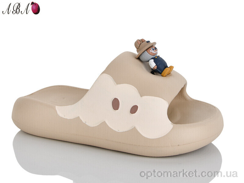 Купить Шльопанці жіночі QQ8ABA7-3 Aba бежевий, фото 2