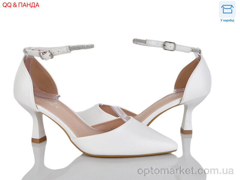 Купить Туфлі жіночі QQ93-2 Панда білий, фото 2