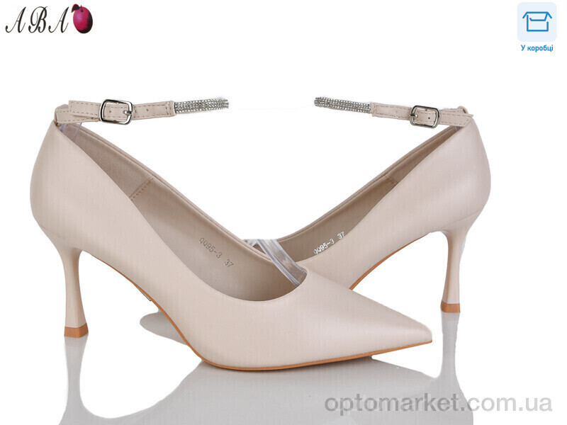 Купить Туфлі жіночі QQ9ABA5-3 Панда бежевий, фото 2