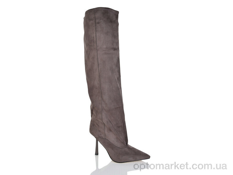 Купить Чоботи жіночі QX1008-9 Teetspace сірий, фото 2