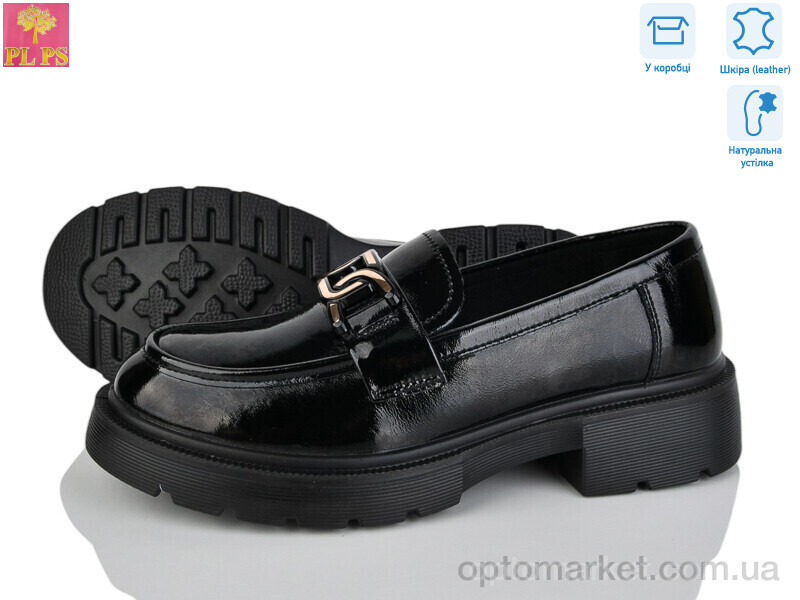 Купить Туфлі жіночі R201-3 PLPS чорний, фото 2