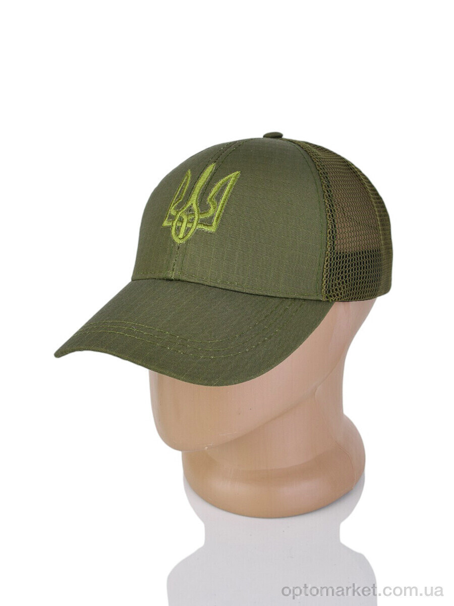 Купить Кепка чоловічі Рип-стоп з сіткою та вишивкою тризуб khaki STARK хакі, фото 2