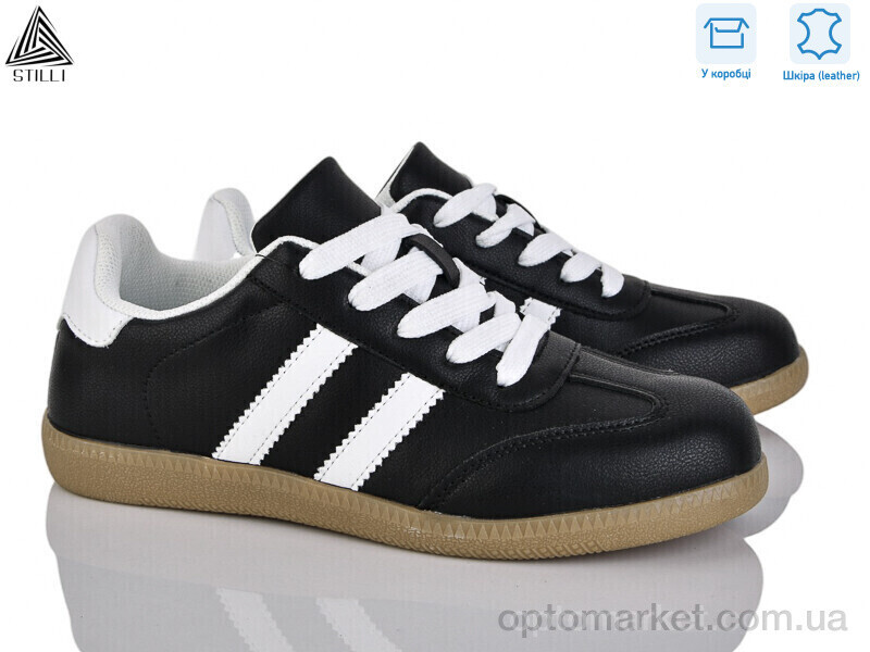 Купить Кросівки жіночі RL10-6 шкіра Stilli чорний, фото 2