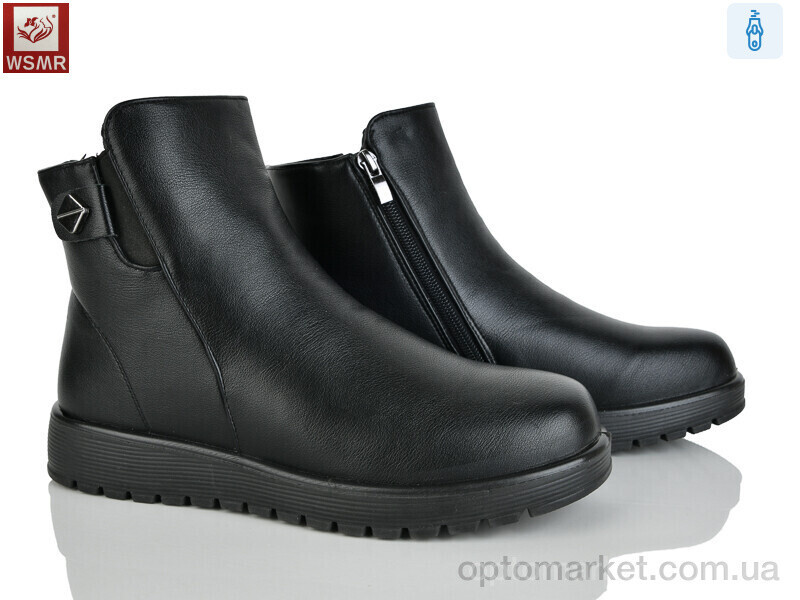 Купить Черевики жіночі RM06-1 WSMR чорний, фото 3