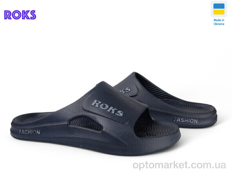 Купить Шльопанці чоловічі Roksol 511-019 синій Roks синій, фото 2
