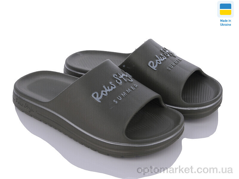 Купить Шльопанці чоловічі Роксол M520-017 Roksol зелений, фото 2