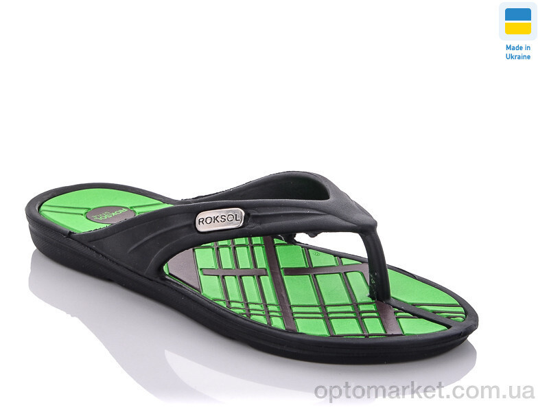 Купить Шльопанці жіночі Роксол Ж вьетнамки 15-02 черный Roksol чорний, фото 2