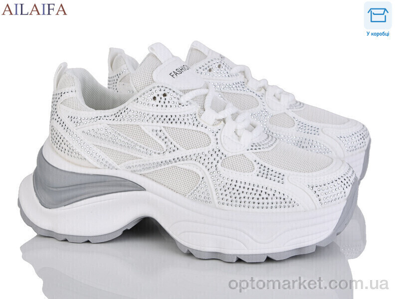 Купить Кросівки жіночі ROSA03 white Aelida білий, фото 2