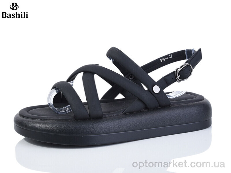Купить Босоніжки жіночі S10-1 Башили чорний, фото 2