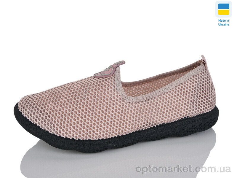 Купить Сліпони жіночі S18 сітка рожевий Crystal рожевий, фото 2