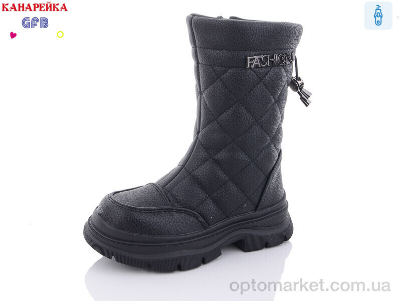 Купить Черевики дитячі S2283-1 GFB-Канарейка чорний, фото 3