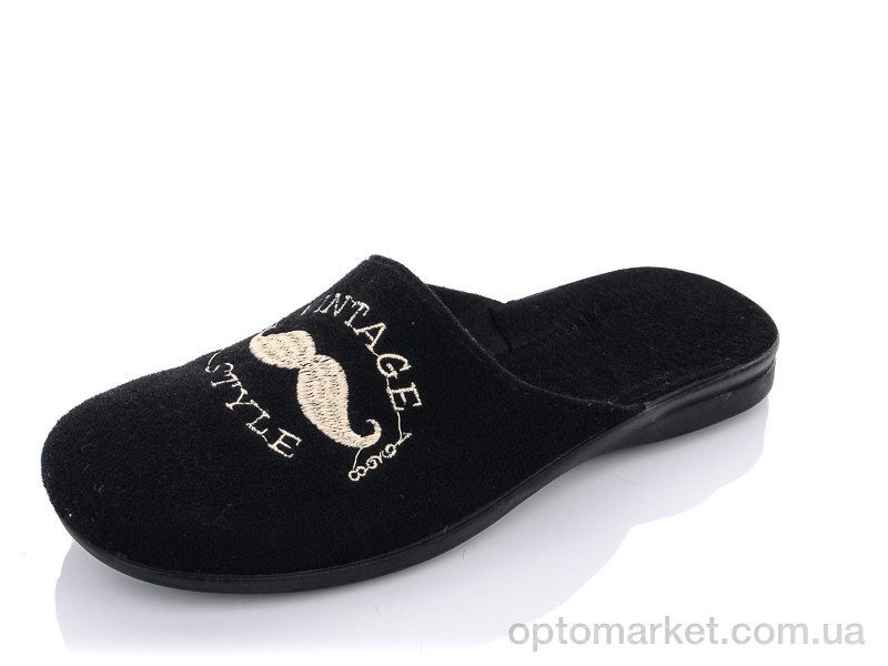 Купить Капці чоловічі S25 войлок черный Klerotex чорний, фото 2