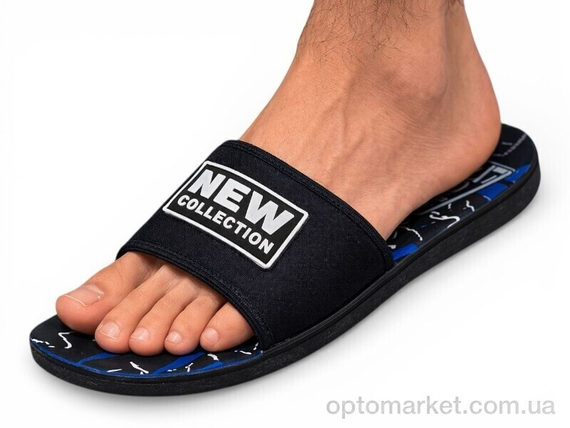 Купить Шльопанці чоловічі S26 white (98741) Oscar чорний, фото 2