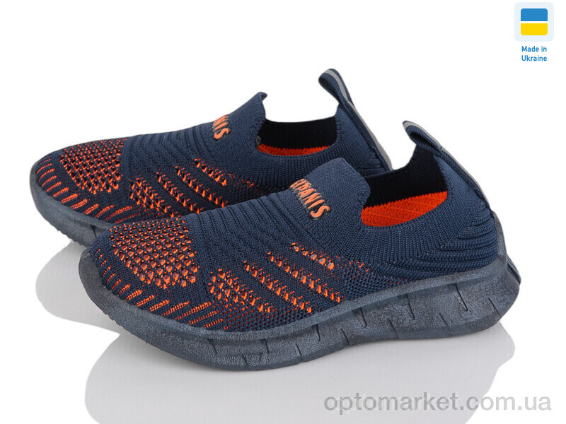 Купить Кросівки дитячі S306N(O) синьо-помаранчевий Gipanis синій, фото 2