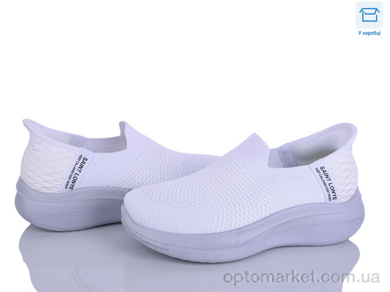 Купить Кросівки унісекс S35-2 Alimama білий, фото 2