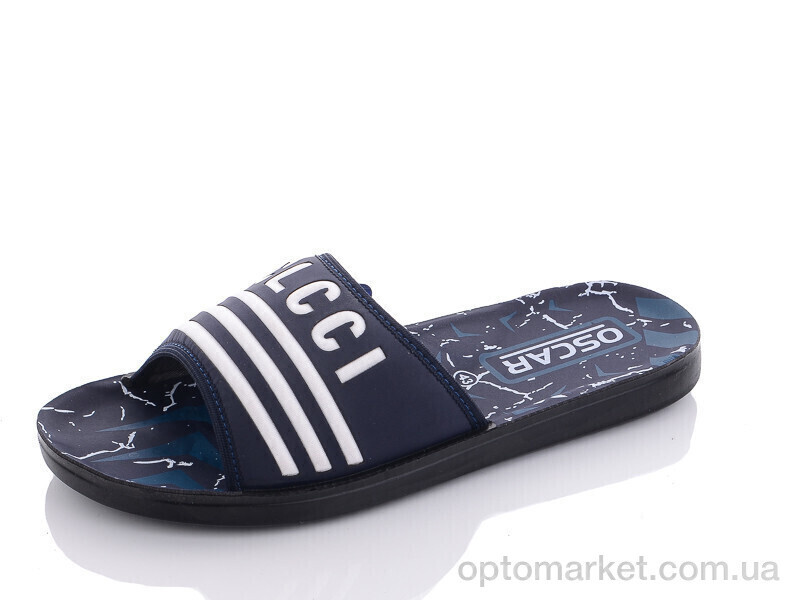 Купить Шльопанці чоловічі S40 blue Oscar синій, фото 2
