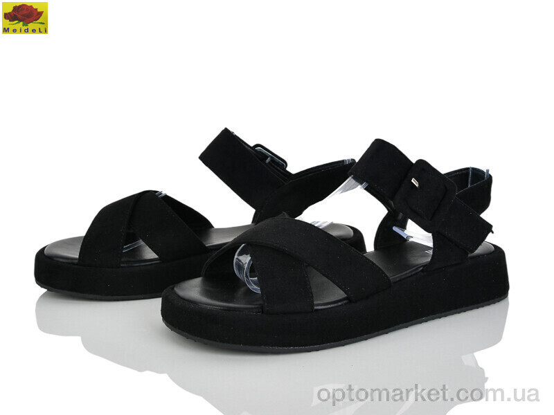 Купить Босоніжки жіночі S5757-3 Mei De Li чорний, фото 2