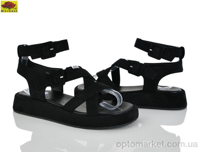 Купить Босоніжки жіночі S5757-6 Mei De Li чорний, фото 2