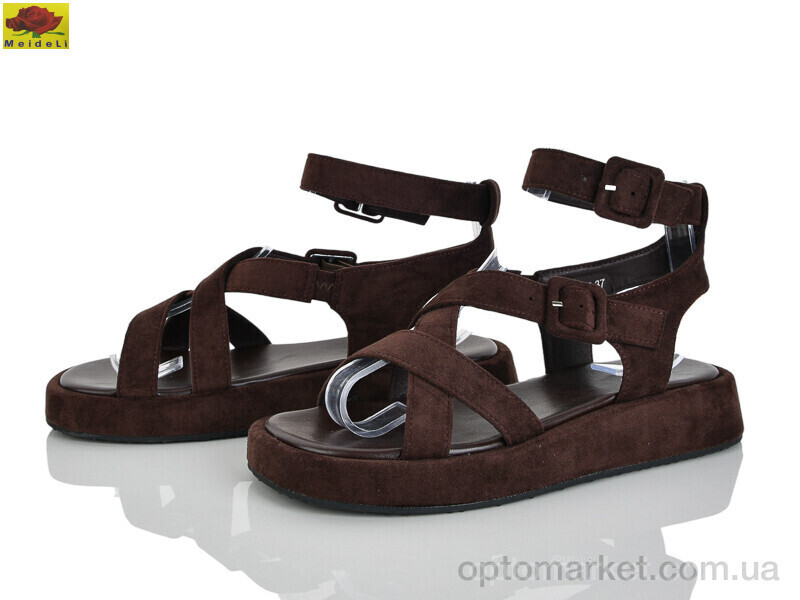 Купить Босоніжки жіночі S5757-7 Mei De Li коричневий, фото 2