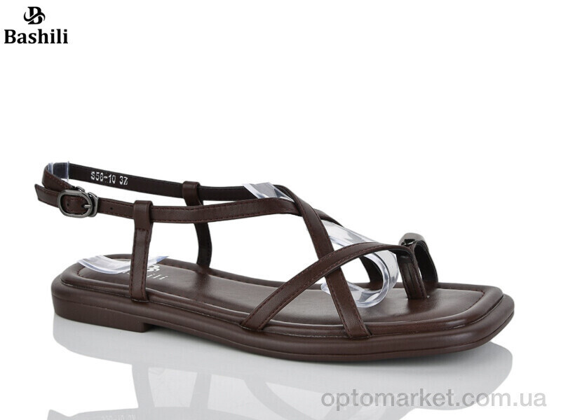 Купить Босоніжки жіночі S58-10 Башили коричневий, фото 2
