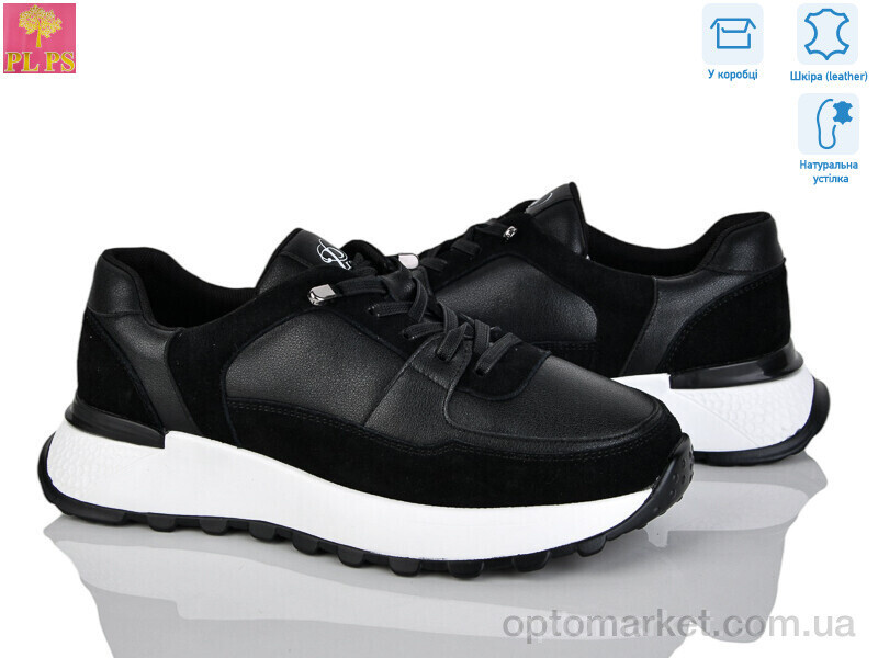 Купить Кросівки жіночі S629-1 PLPS чорний, фото 2