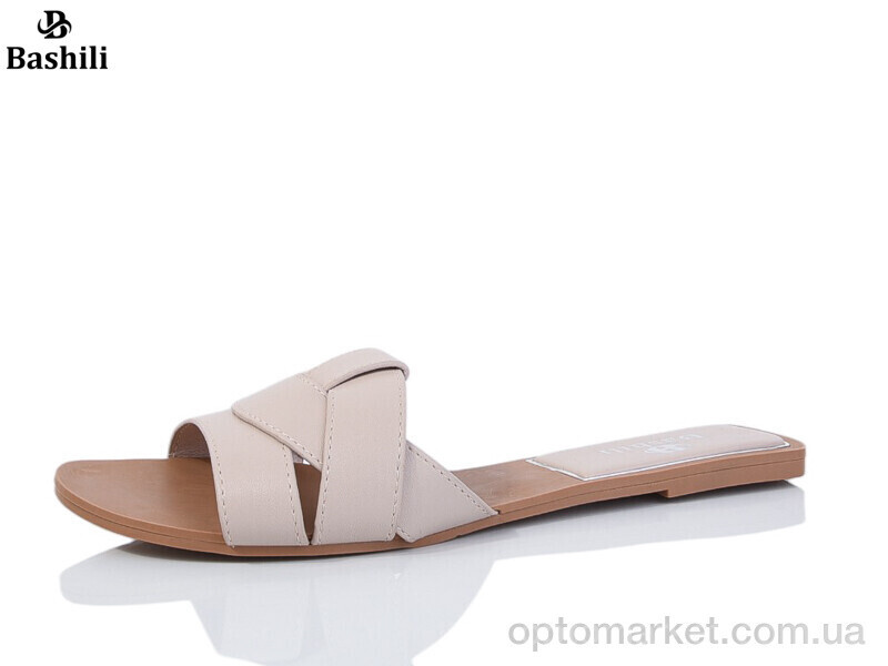Купить Шльопанці жіночі S66-4 Башили бежевий, фото 2