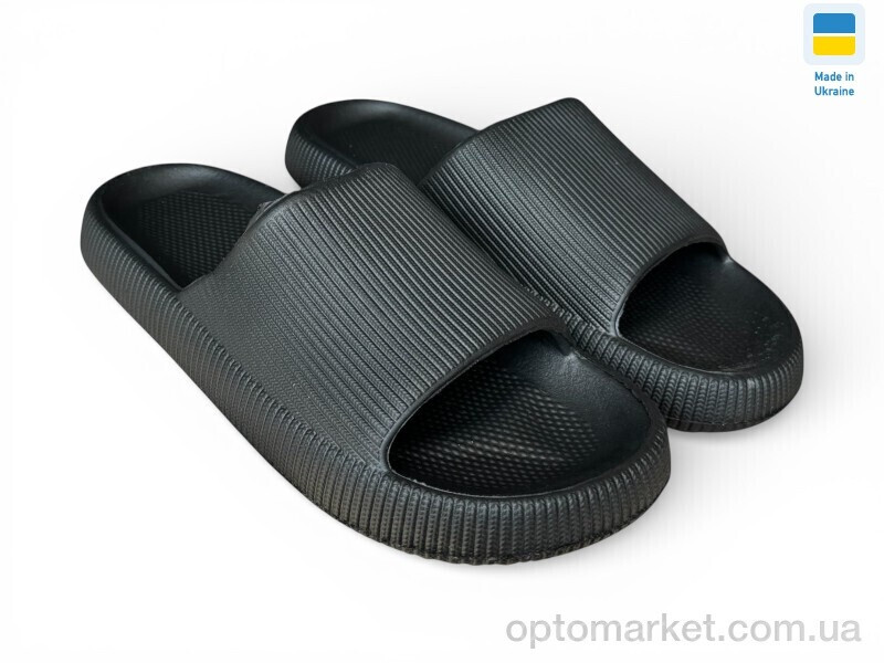Купить Шльопанці жіночі С88 чорний Krok чорний, фото 2