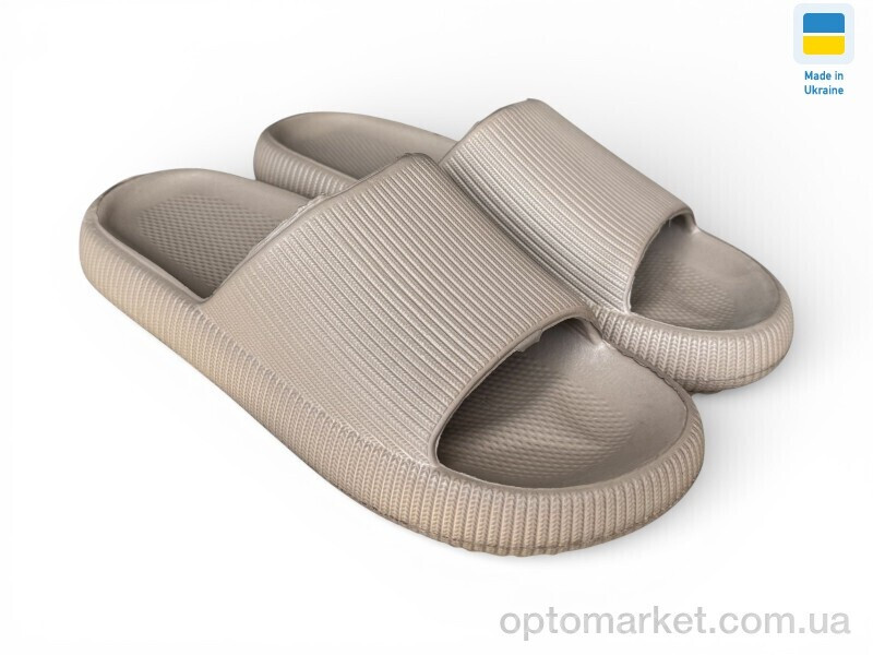 Купить Шльопанці жіночі С88 т.бежевий Krok бежевий, фото 2