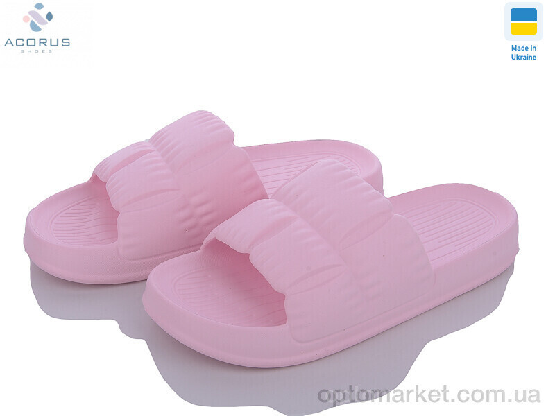 Купить Шльопанці жіночі С95 рожевий Krok рожевий, фото 2