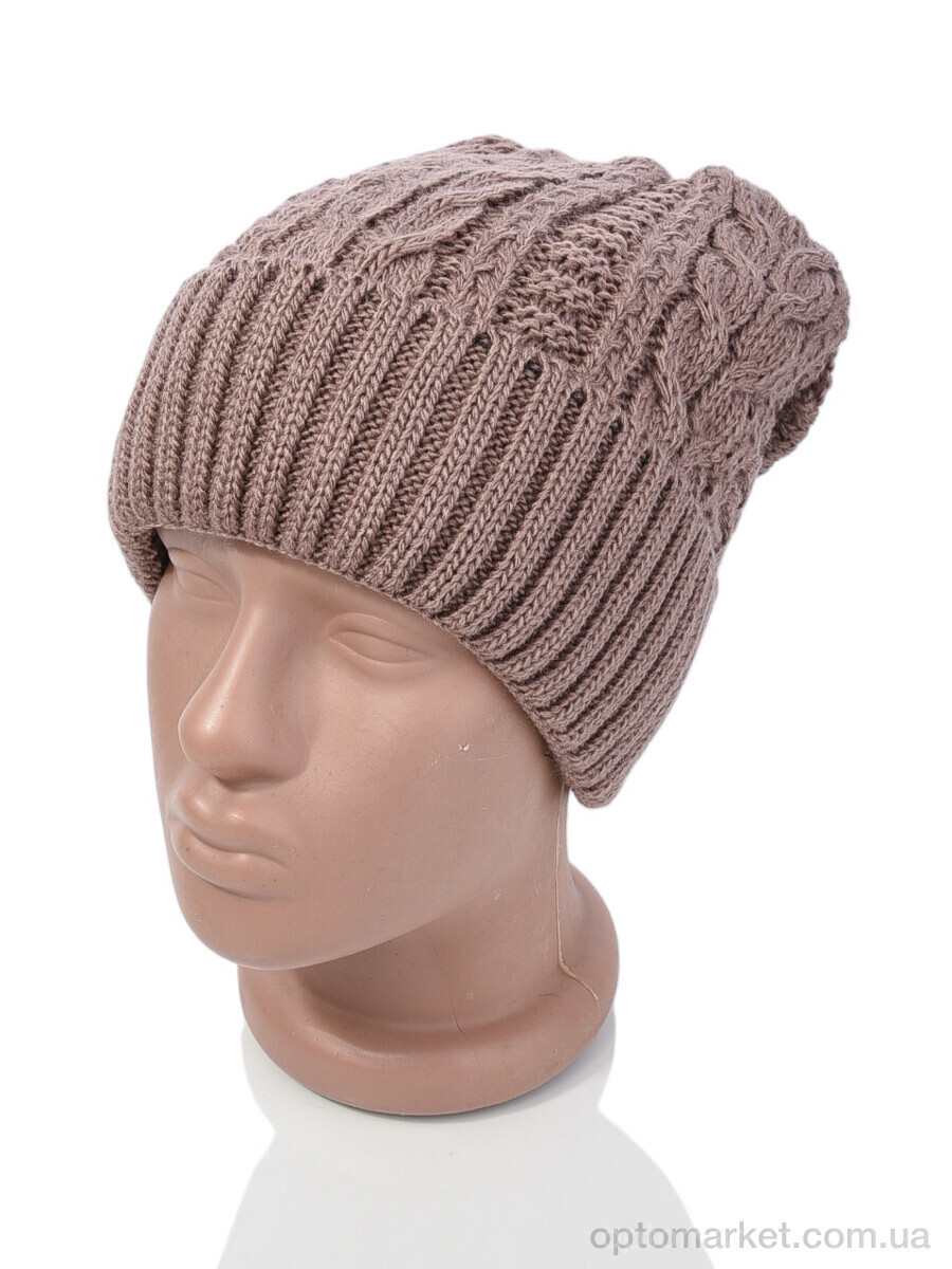 Купить Шапка жіночі SA1323-9 brown Red Hat коричневий, фото 2