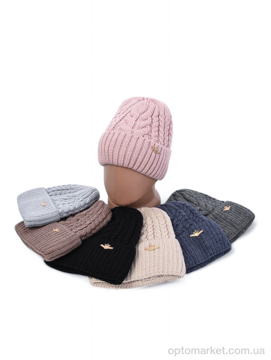 Купить Шапка жіночі SA6641 mix Red Hat мікс, фото 2