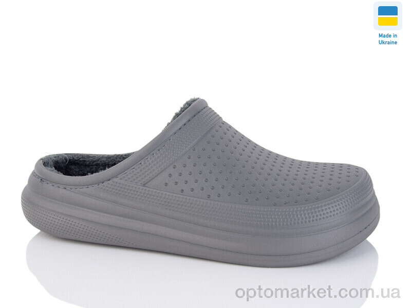 Купить Галоші чоловічі Сабо 115 т.сірий Krok сірий, фото 2