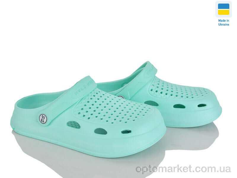 Купить Крокси жіночі Сабо08 м'ята Dream Stan зелений, фото 2