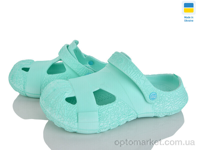 Купить Крокси жіночі Сабо12 м'ята Dream Stan зелений, фото 2