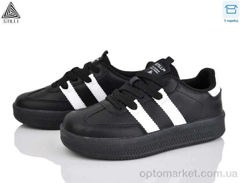 Купить Кросівки жіночі SD30-12 шкіра піна Stilli чорний, фото 2