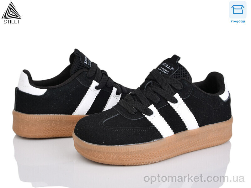 Купить Кросівки жіночі SD30-13R шкіра піна Stilli чорний, фото 2