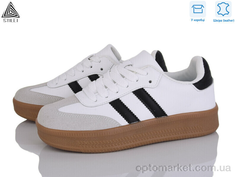 Купить Кросівки жіночі SD50-5 шкіра Stilli білий, фото 2